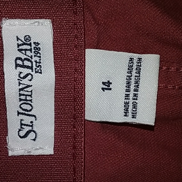 St John's Bay women's Capri pants size 14 - Picture 8 of 8